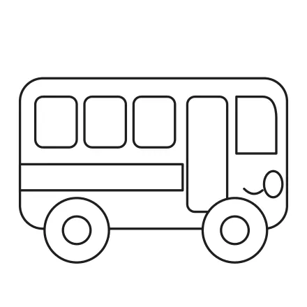 Omaľovánka Autobus